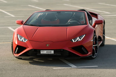 Rooftop Lamborghini Rental Dubai