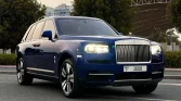 Rent Rolls-Royce Cullinan Blue Dubai