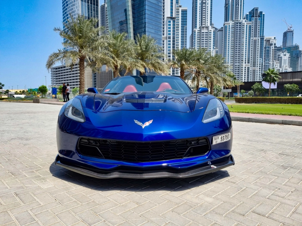 Rent Chevrolet Corvette C7 Stingray Convertible in Dubai