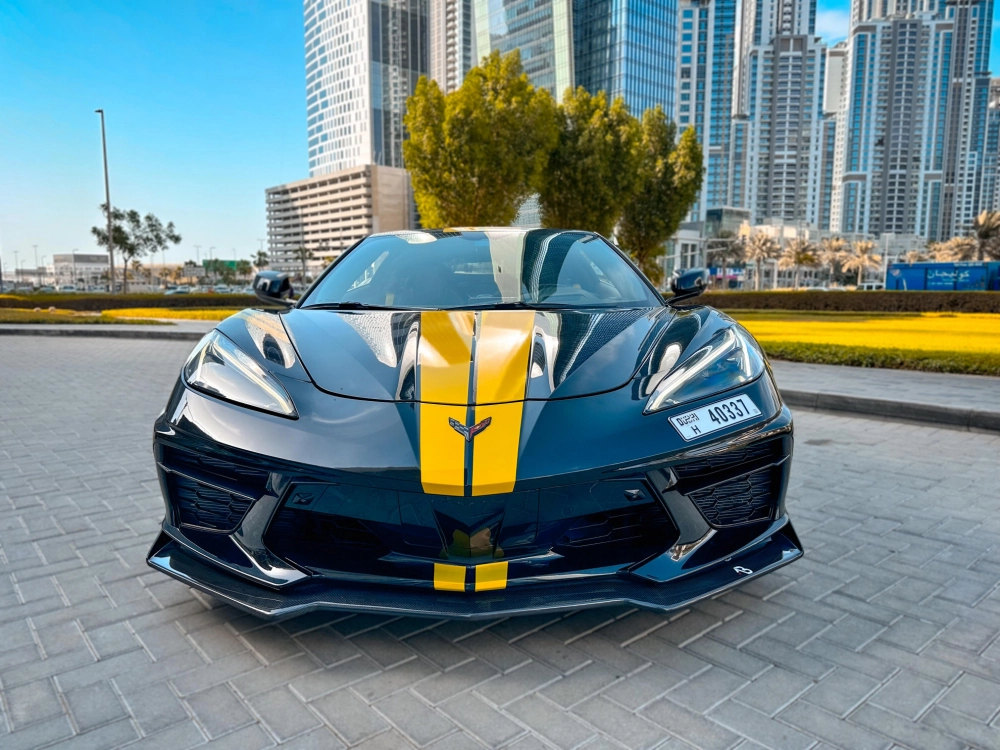 Rent Chevrolet Corvette C8 Grand Sport Convertible in Dubai