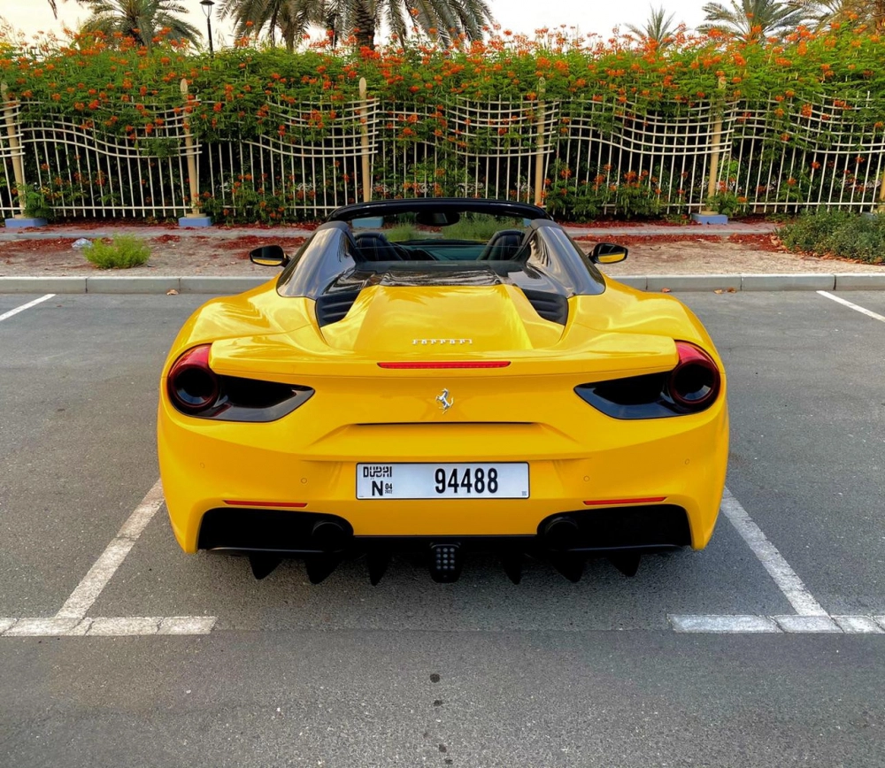 Ferrari 488 Spider 2017 Rent in Dubai