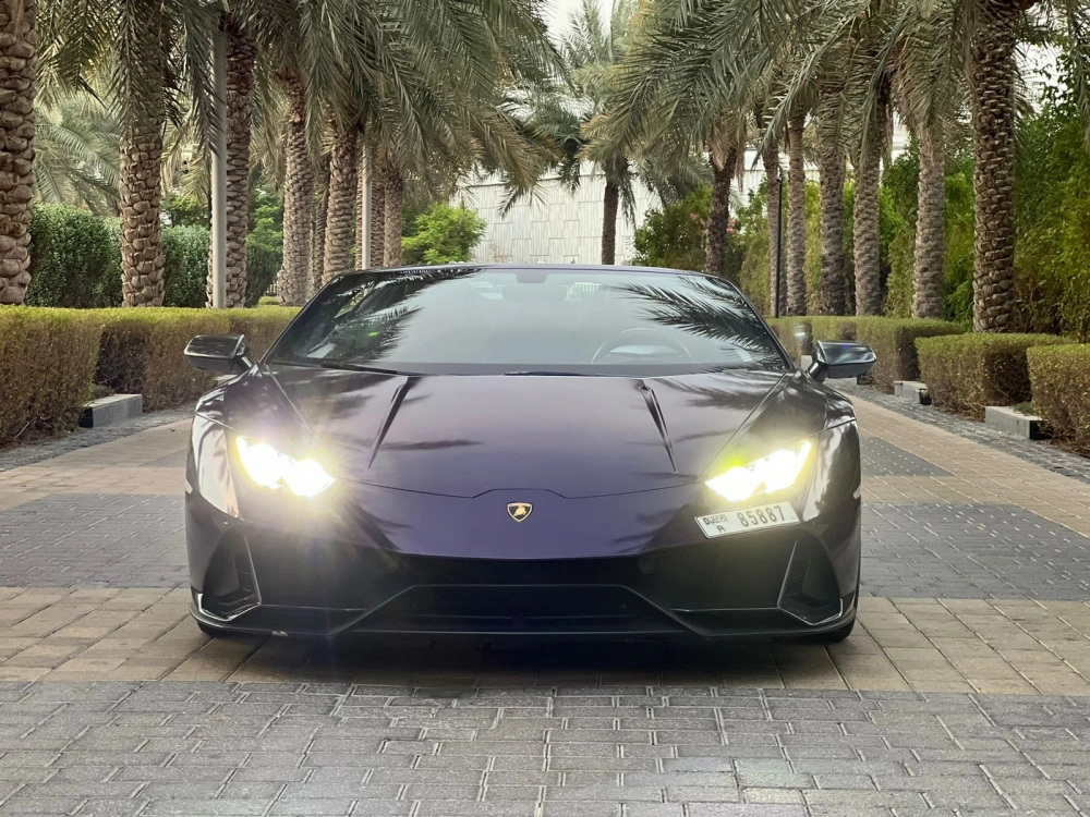 Rent Lamborghini Huracan Evo Spyder 2021 in Dubai