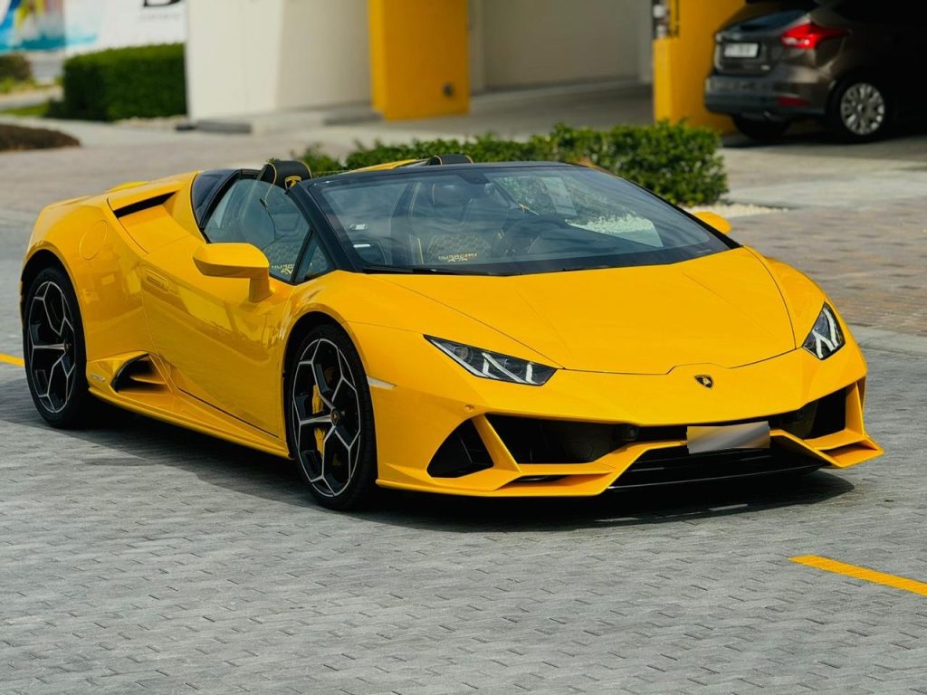 Lamborghini Huracan Evo Spyder Yellow