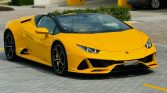 Lamborghini Huracan Evo Spyder Yellow