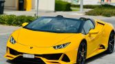 Lamborghini Huracan Evo Spyder Yellow