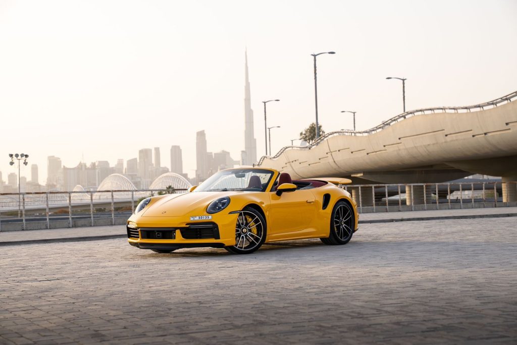 Rent Porsche 911 turbo S Spyder in Dubai