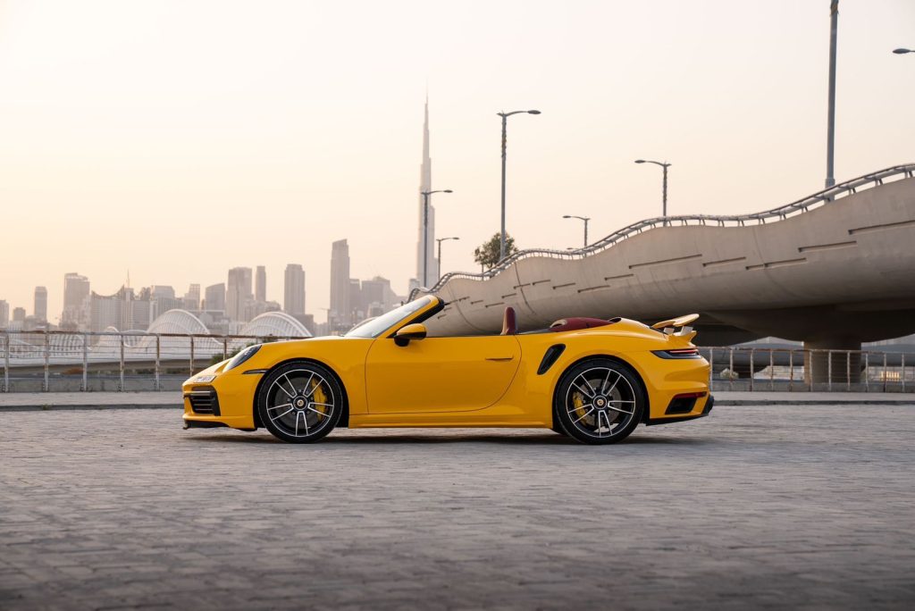 Rent Porsche 911 turbo S Spyder in Dubai