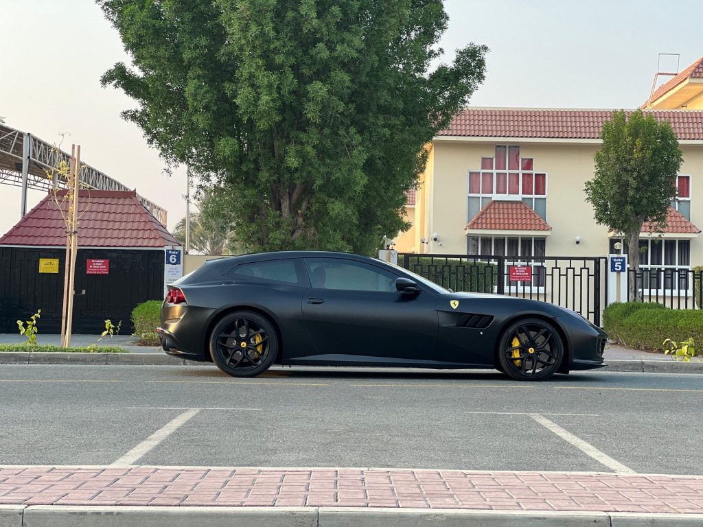 Rent Ferrari Gtc4 Lussot Black in Dubai