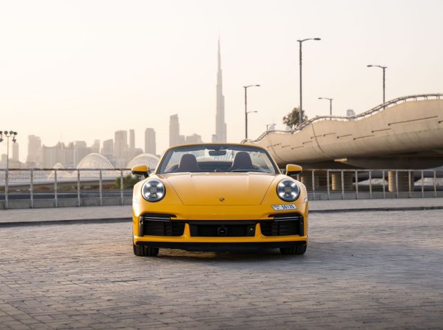 Rent Porsche 911 turbo S Spyder in Dubai